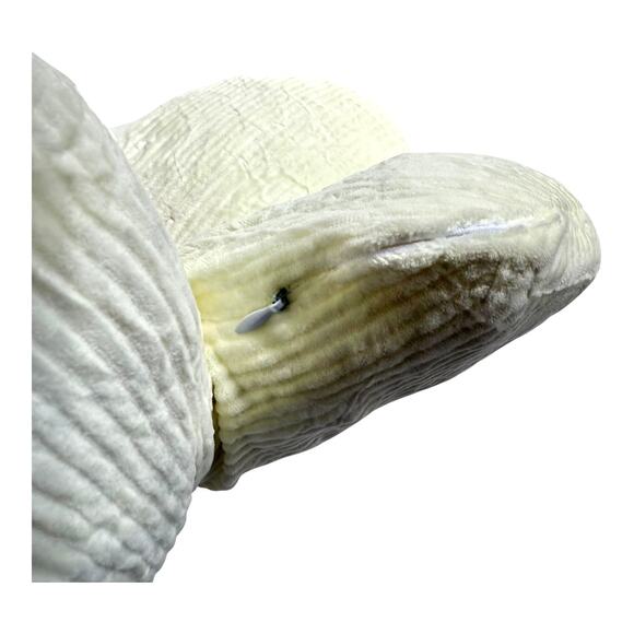 Lissidoll Flower Plush THROW PILLOW 16.5" Cushion Soft White Yellow Girls Room - Picture 3 of 5